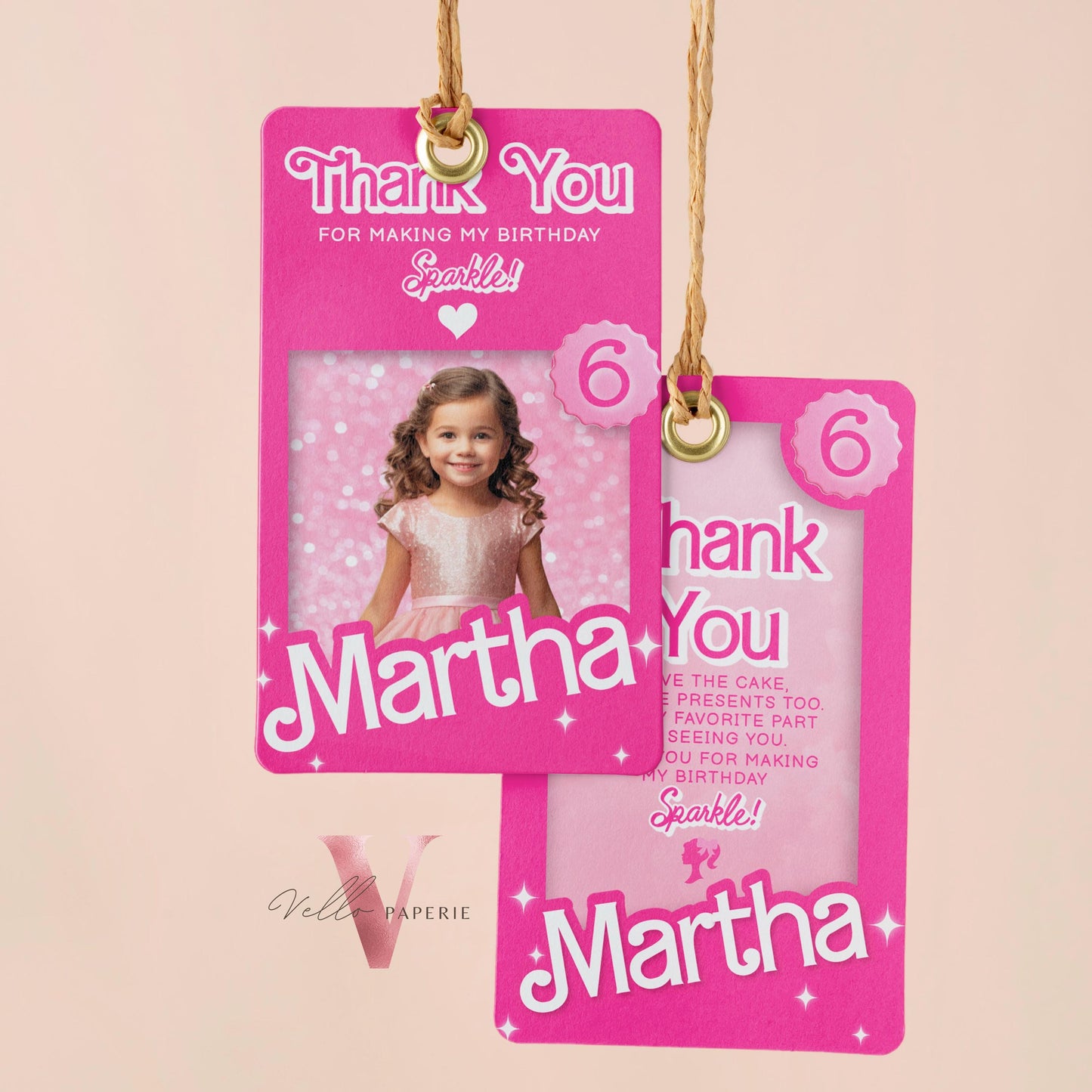 CUTE pink sparkle fashion doll box photo birthday invitation, editable printable selfie glam pink doll party invite instant download HPD01