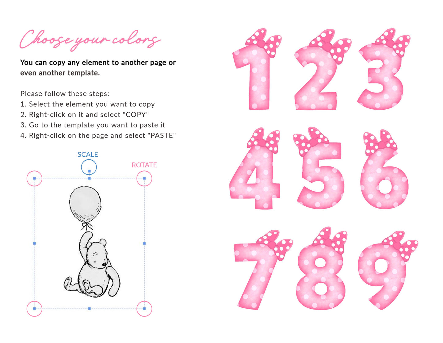 Editable Printable Any Age Minnie Mouse Birthday Party Favors | Glitter Pink Minnie Party Chip Bag, Water Bottle Label, Caprisun MMB05