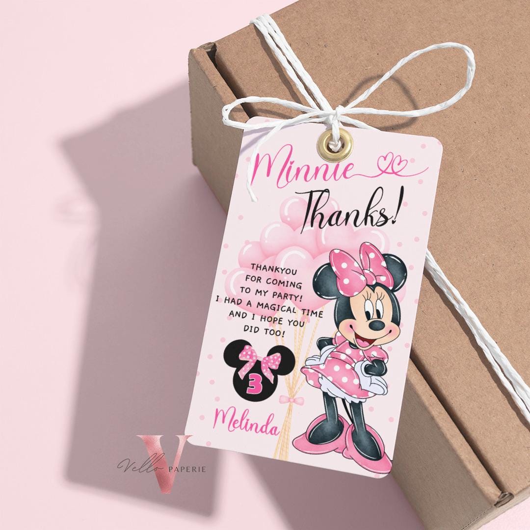 Self Edit Any Age Oh Toodlers Minnie Mouse Birthday Invitation, Light Pink Polka Dot Invite, Girl Birthday Party Instant Template MMB02