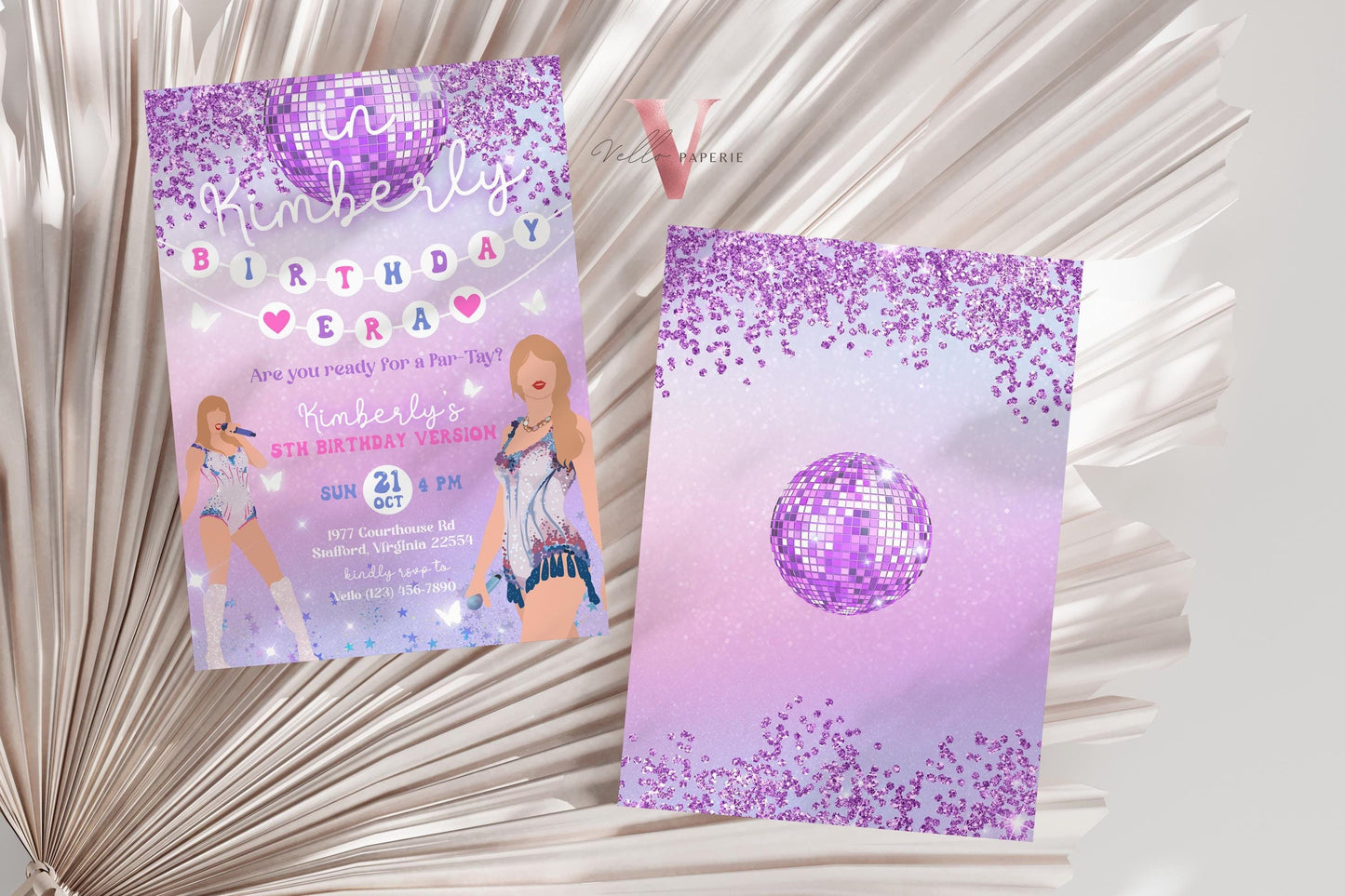 In My Birthday Era Birthday Invitation | Taylor Eras Music Birthday Invite | Swifti Custom Birthday Invite | Eras Tour Bday Version Instant