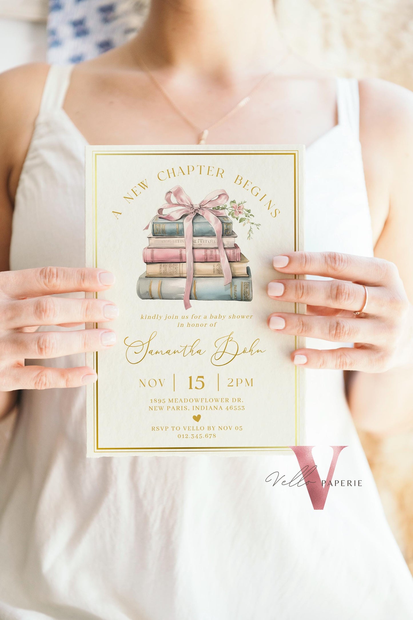 Free Diaper Raffle, Book, Thankyou Card | Storybook Baby Shower Invitation Bundle | New Chapter is About to Begin Book Baby Shower Invite