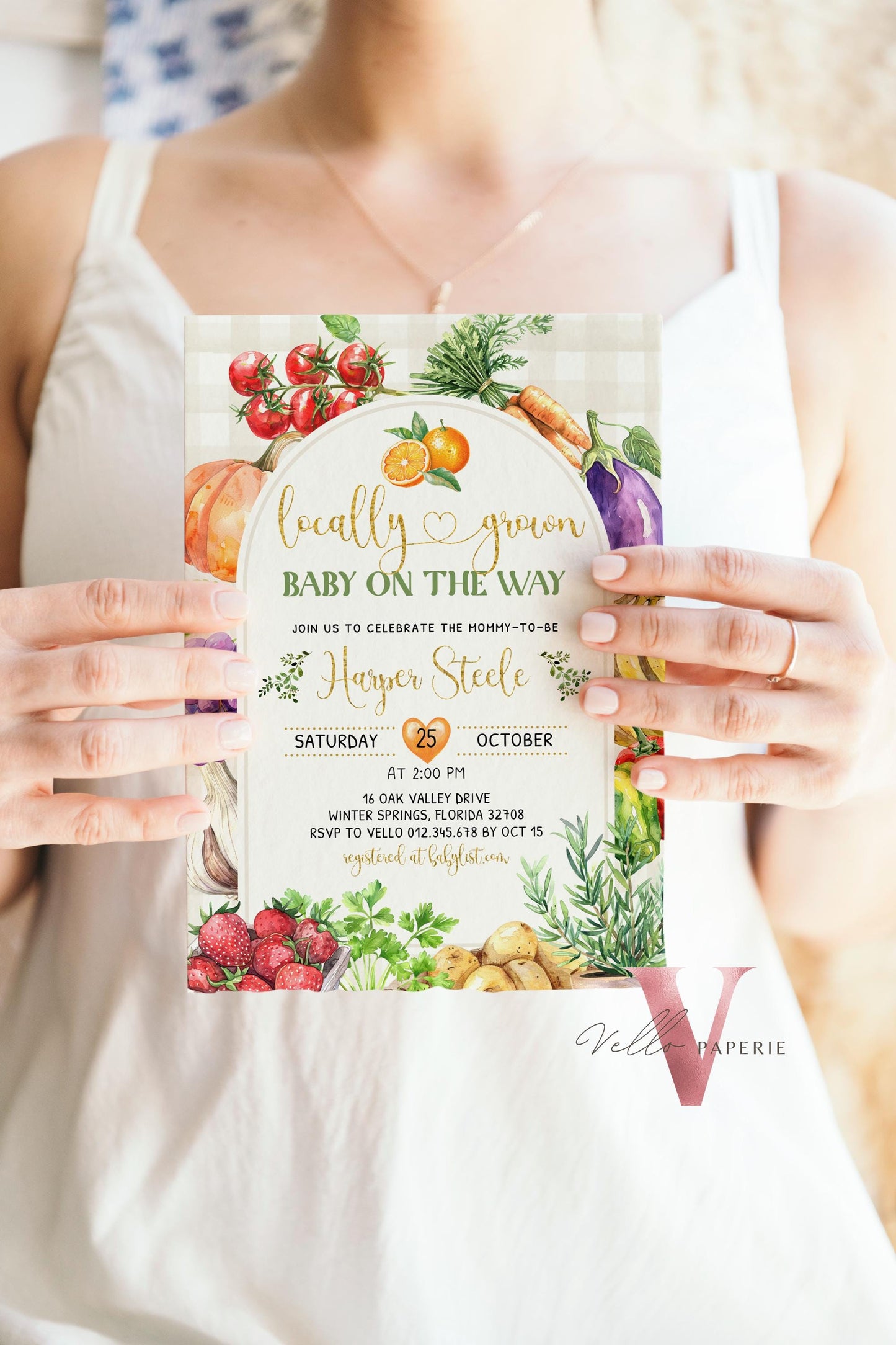 Books for Baby Diaper Raffle Bundle, Farmer's Market Baby Shower Invite | Locally Grown Baby Shower Invitation | Organic Baby Shower Instant