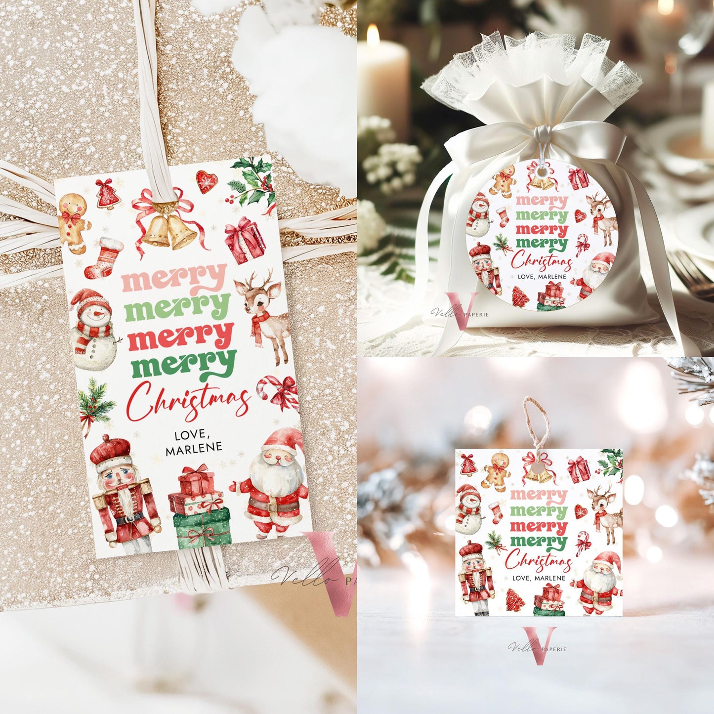 Editable Cute Merry Little Birthday Party Invite | Oh What Fun Christmas Birthday Party Invitation | Sparkle Any Age Christmas Winter Party